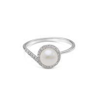 Ring Idee Preziose dal 1987 Woman in White Gold Perla IP.AK18B/81